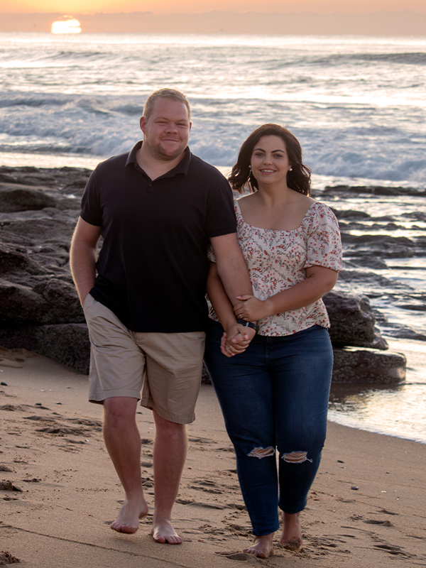 Family Photoshoot by Pastel Projects on the beach at sunrise